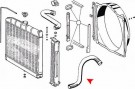 Radiatorslange W115 Nedre thumbnail