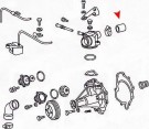 Vannpumpe slange W129, W140, W210 thumbnail
