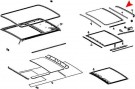 Soltakpakning bakkant, W115, W116, W123 thumbnail