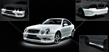 Frontfanger AMG-look W208