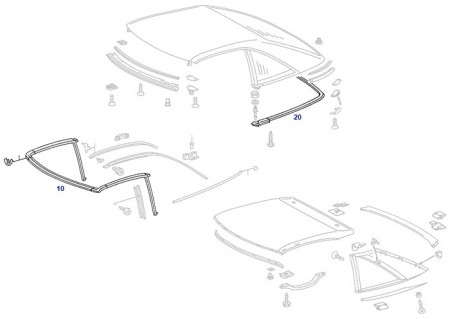 Hardtop pakning R129 