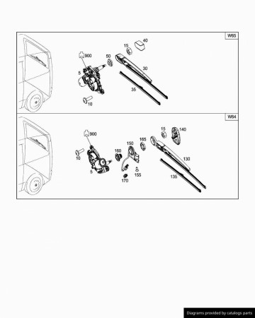 Grommet for bakvisker W639