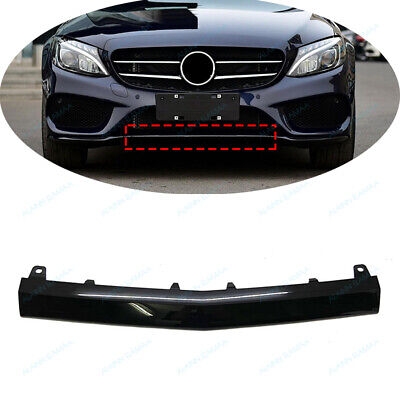 Støtfangerleppe W205 senter Sort